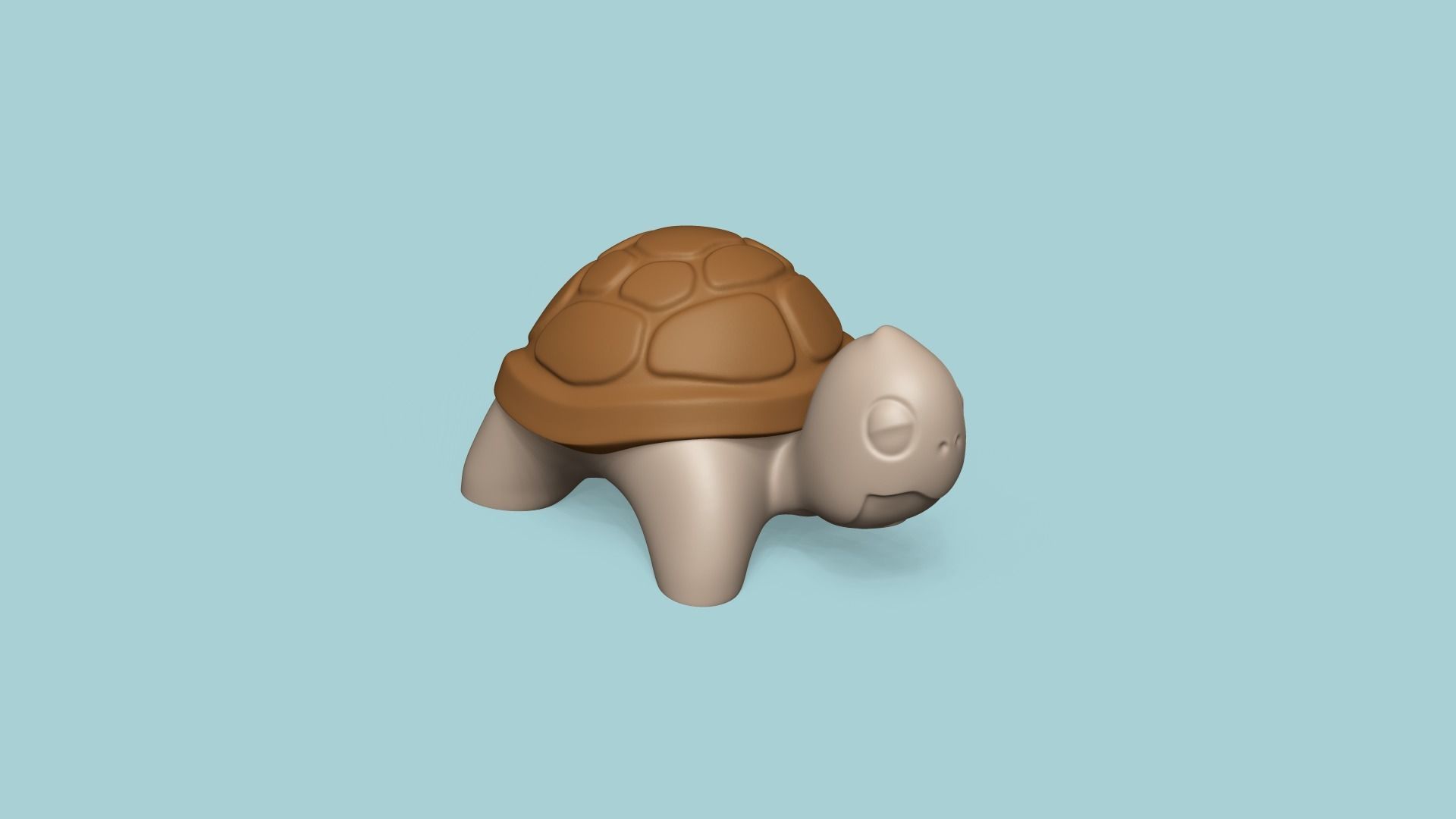 Garden Turtle Key Hide STL - Secret Yard Decor 3D print model_26