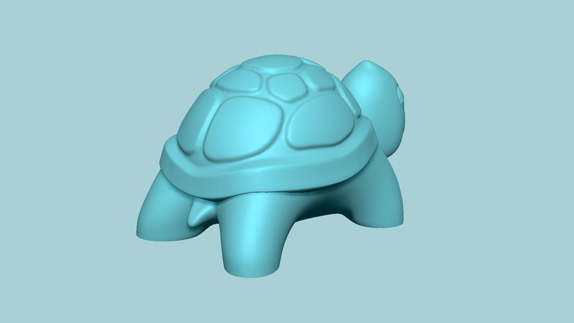 Garden Turtle Key Hide STL - Secret Yard Decor 3D print model_17