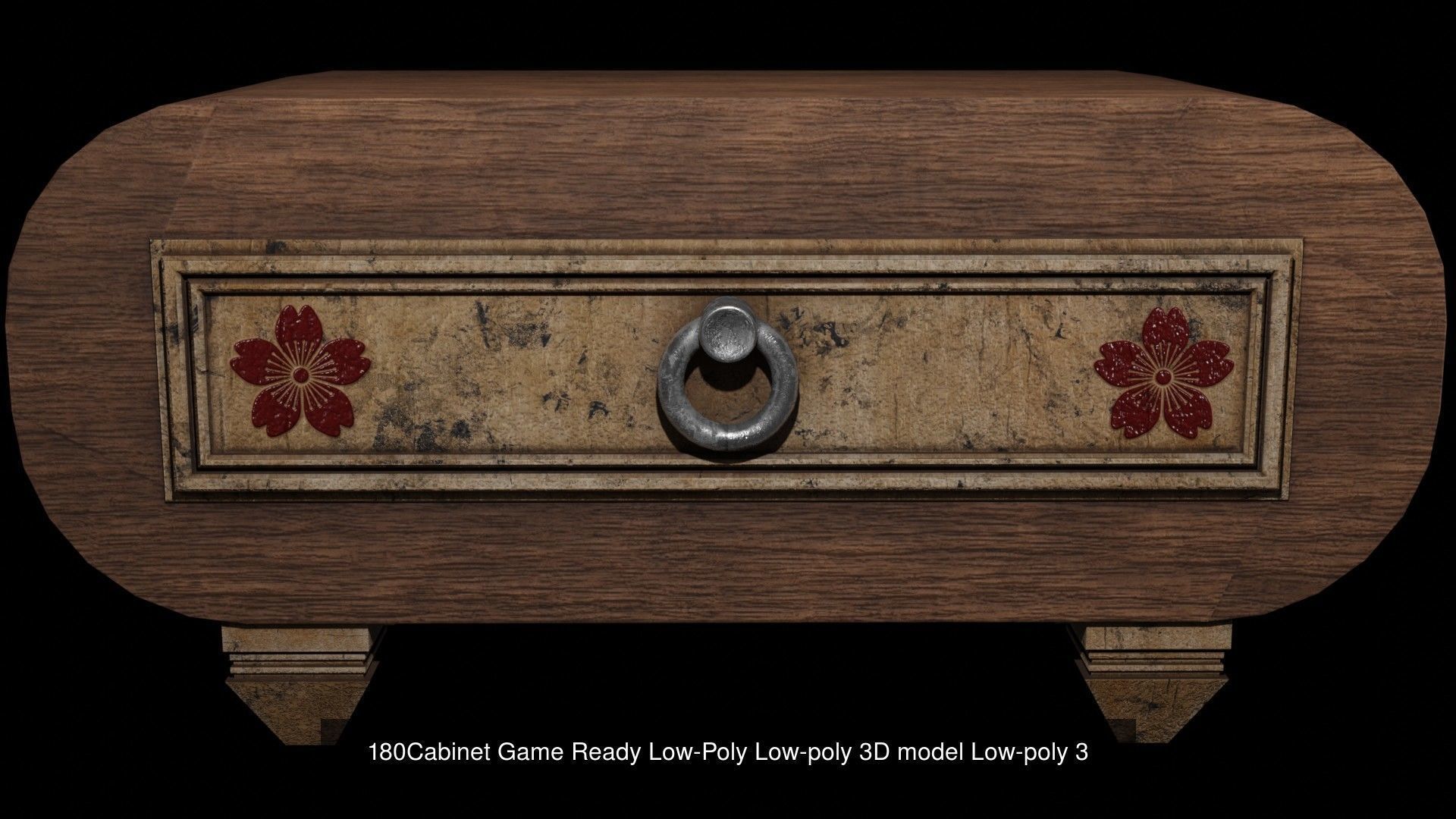 Cabinet Pack - Game Ready - Low Poly PBR 3D Model 3D Model Collection_9