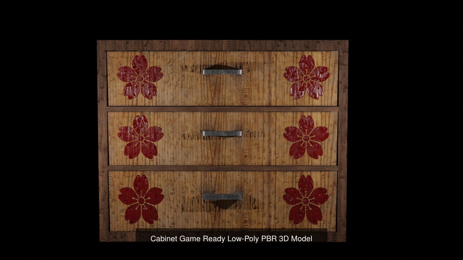Cabinet Pack - Game Ready - Low Poly PBR 3D Model 3D Model Collection_8