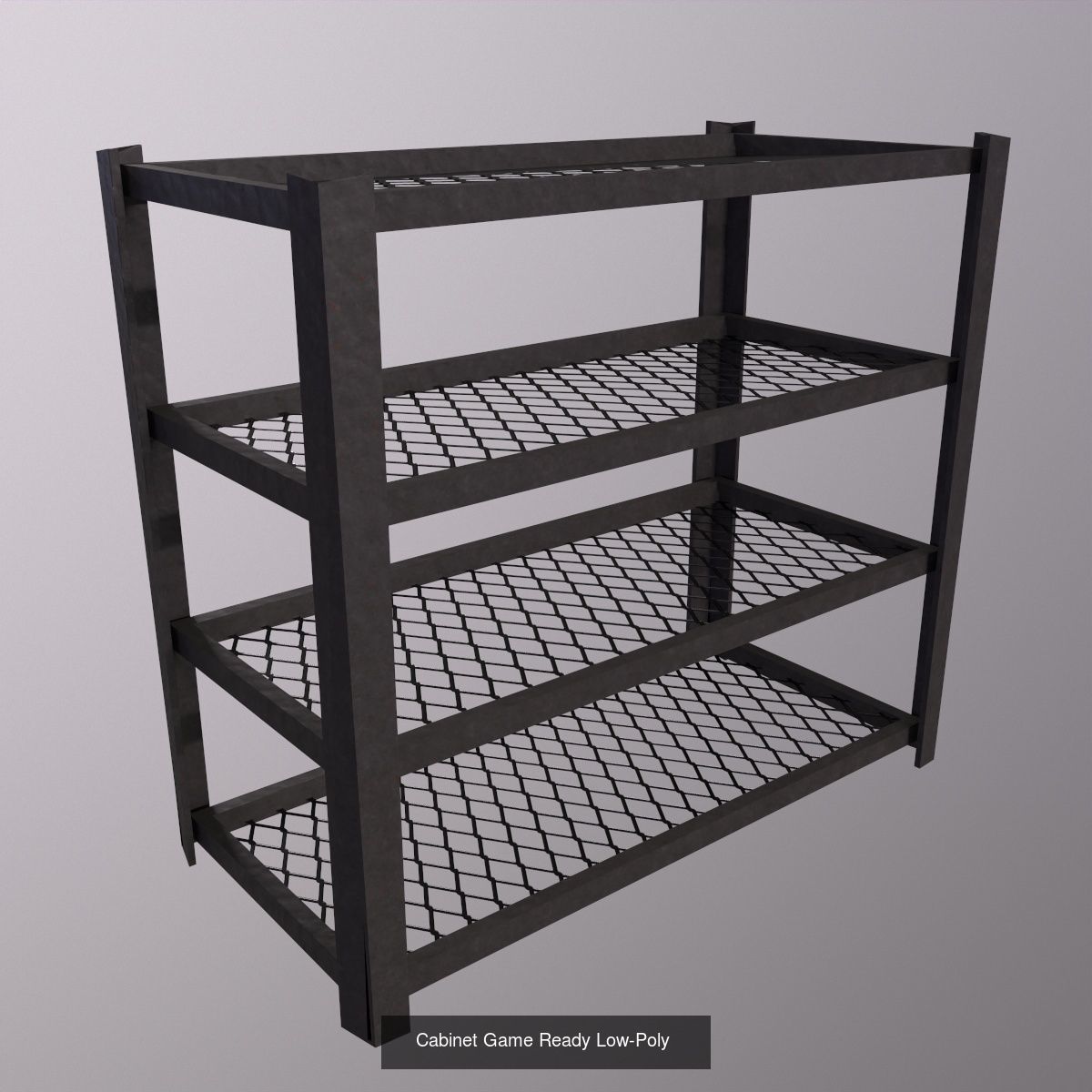 Cabinet Pack - Game Ready - Low Poly PBR 3D Model 3D Model Collection_3