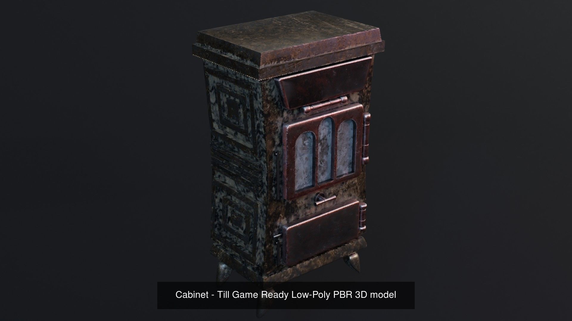 Cabinet Pack - Game Ready - Low Poly PBR 3D Model 3D Model Collection_12