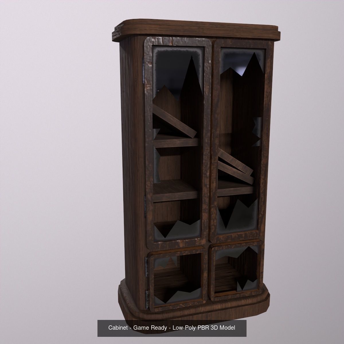 Cabinet Pack - Game Ready - Low Poly PBR 3D Model 3D Model Collection_4