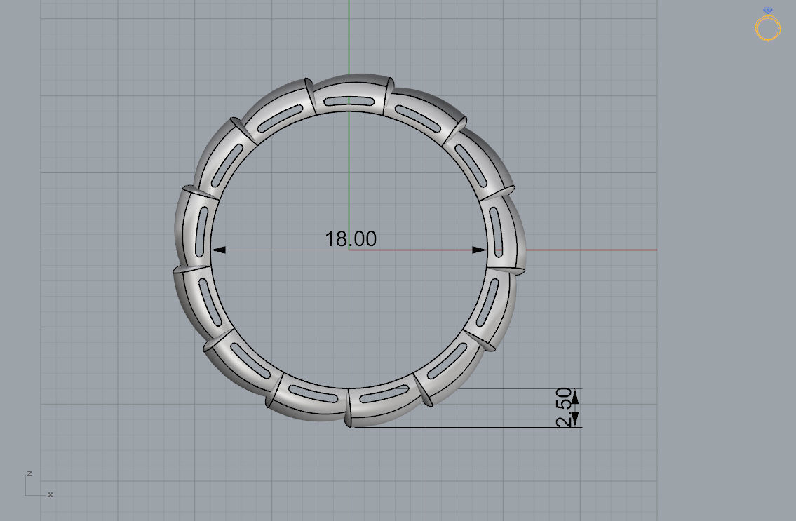 Snake Engagement Wedding Ring 3D print model 3D print model_5
