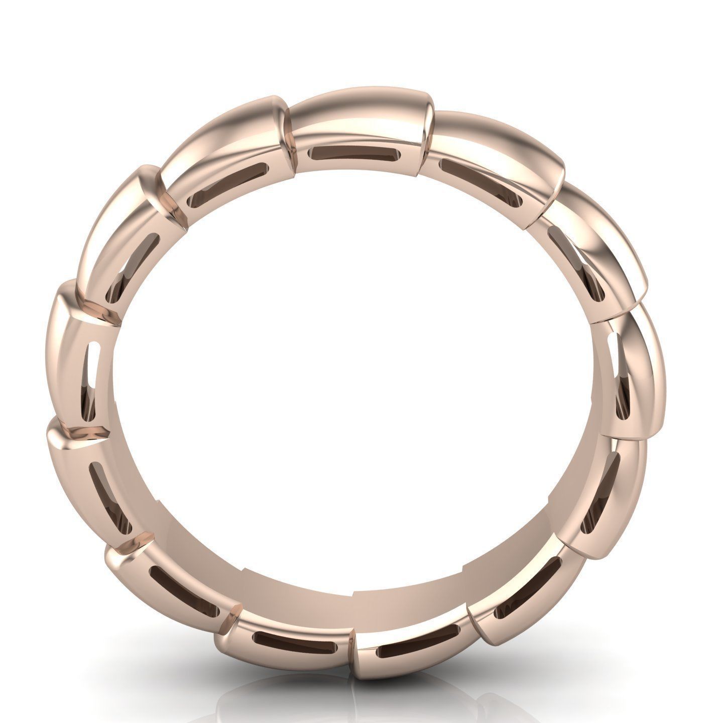 Snake Engagement Wedding Ring 3D print model 3D print model_3