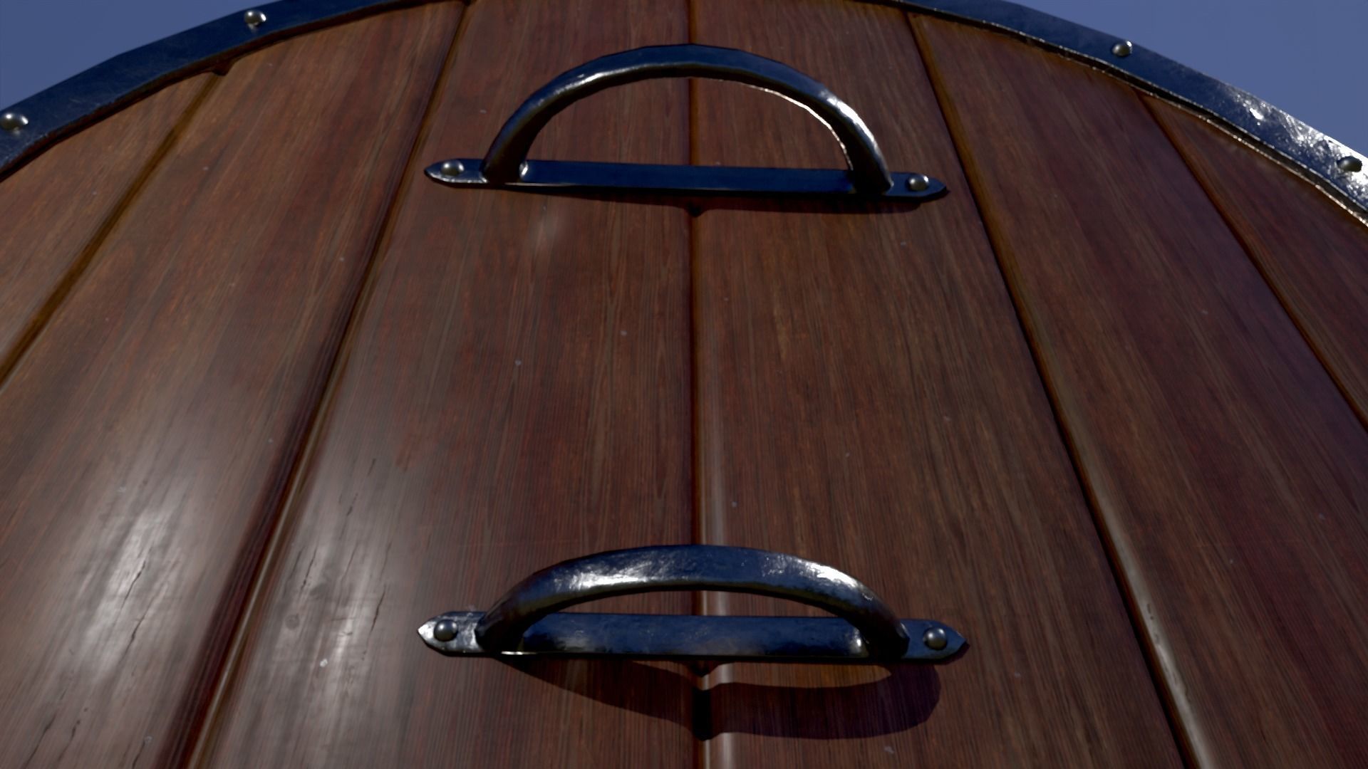 Viking Shield 2 Free low-poly 3D model_9