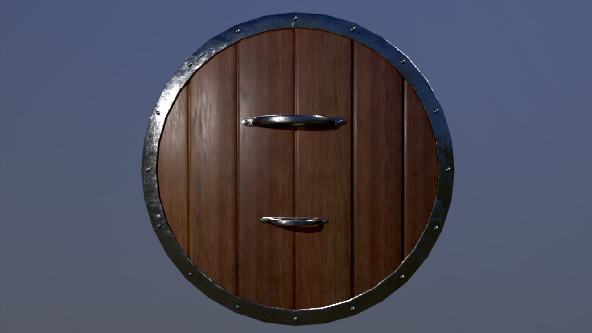 Viking Shield 2 Free low-poly 3D model_7
