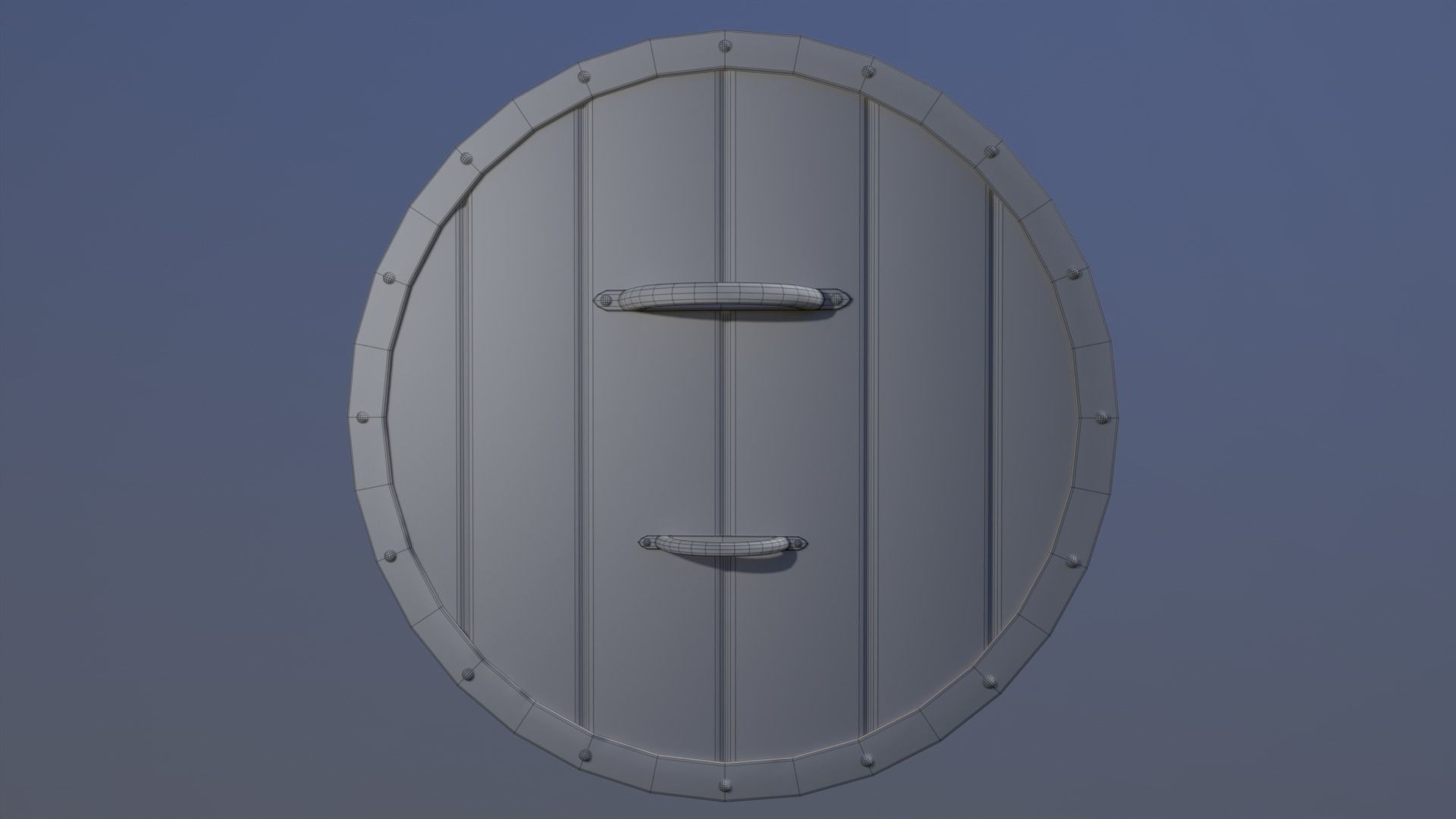 Viking Shield 2 Free low-poly 3D model_15