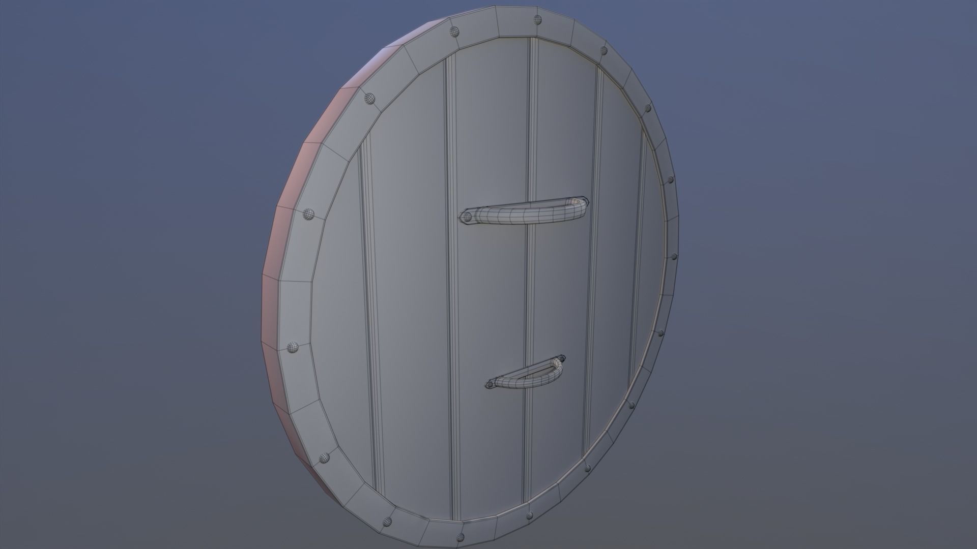 Viking Shield 2 Free low-poly 3D model_16