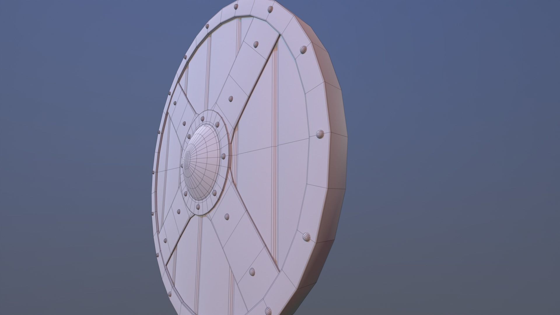 Viking Shield 2 Free low-poly 3D model_14