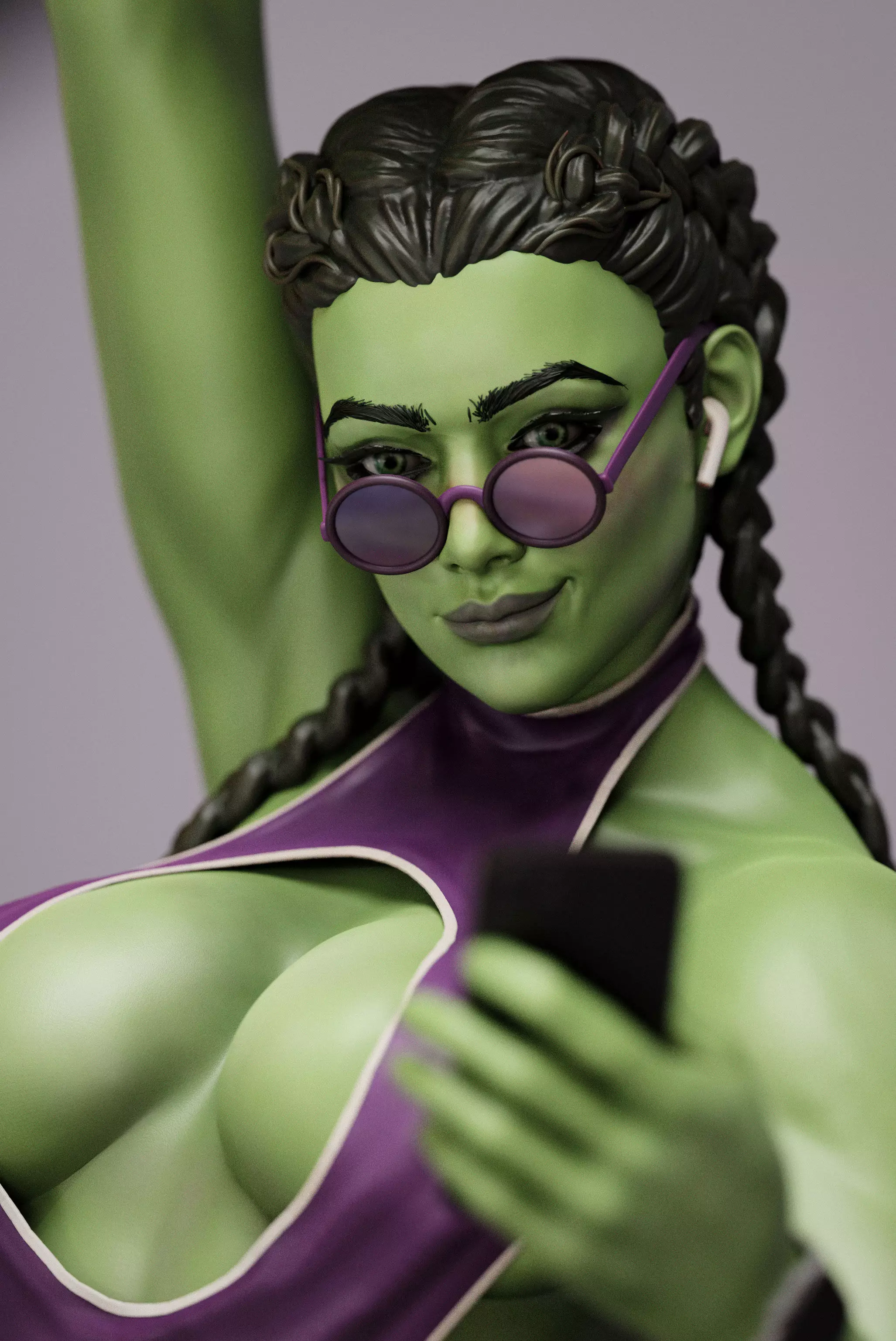 She Hulk 3D print model_0