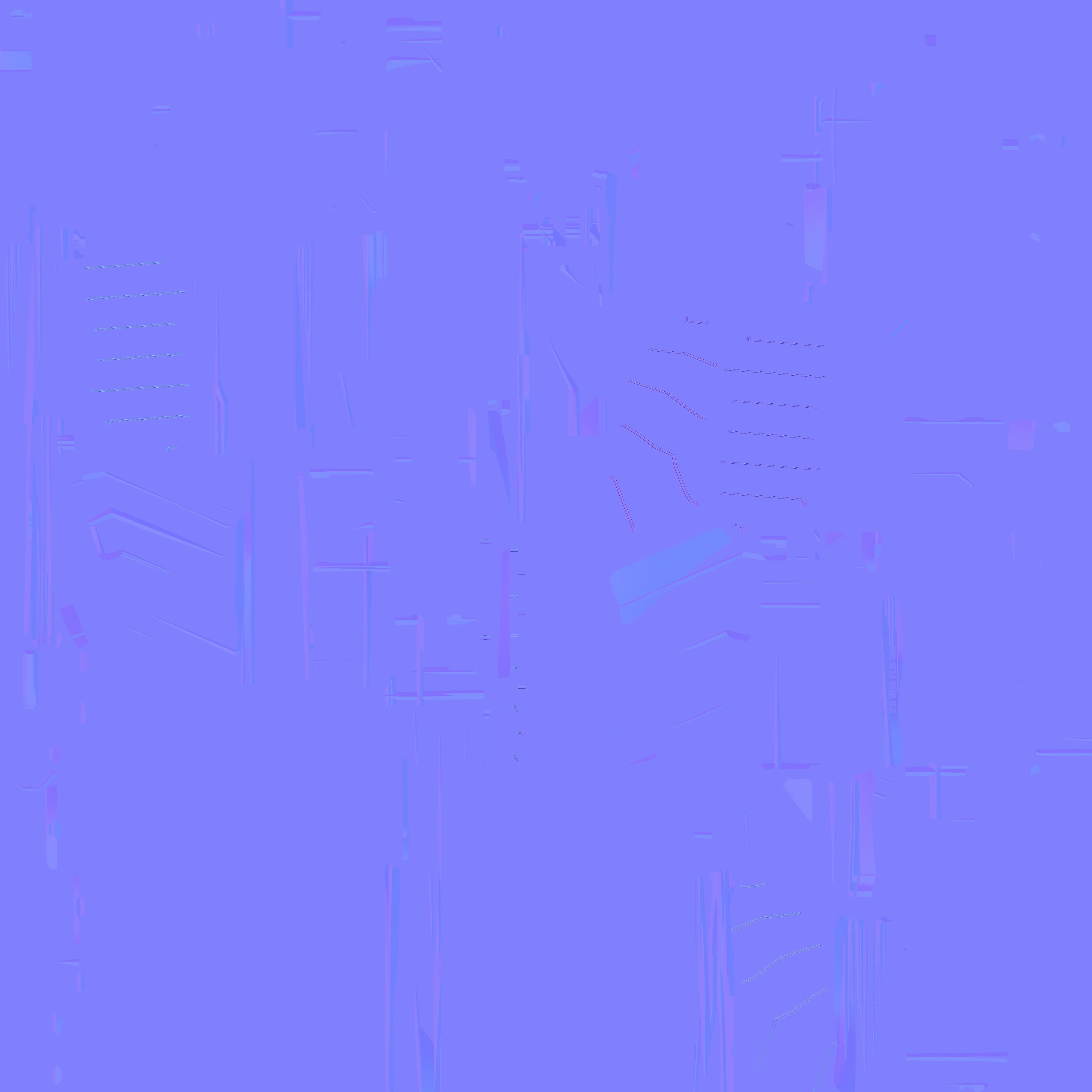 Sci-fi flare gun for games 3D model_9