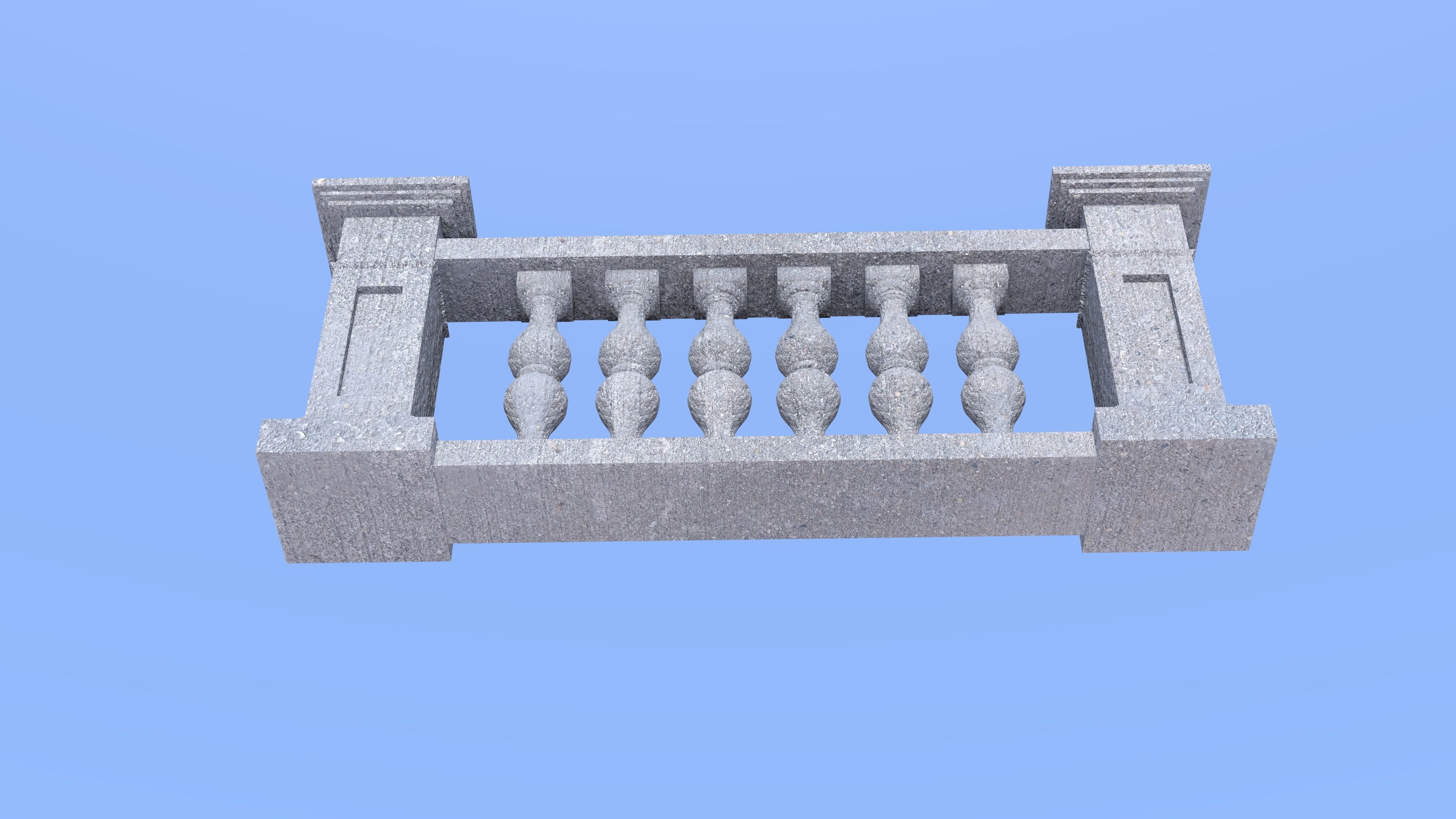 Contemporary 3D Balustrade Concepts 3D model_9