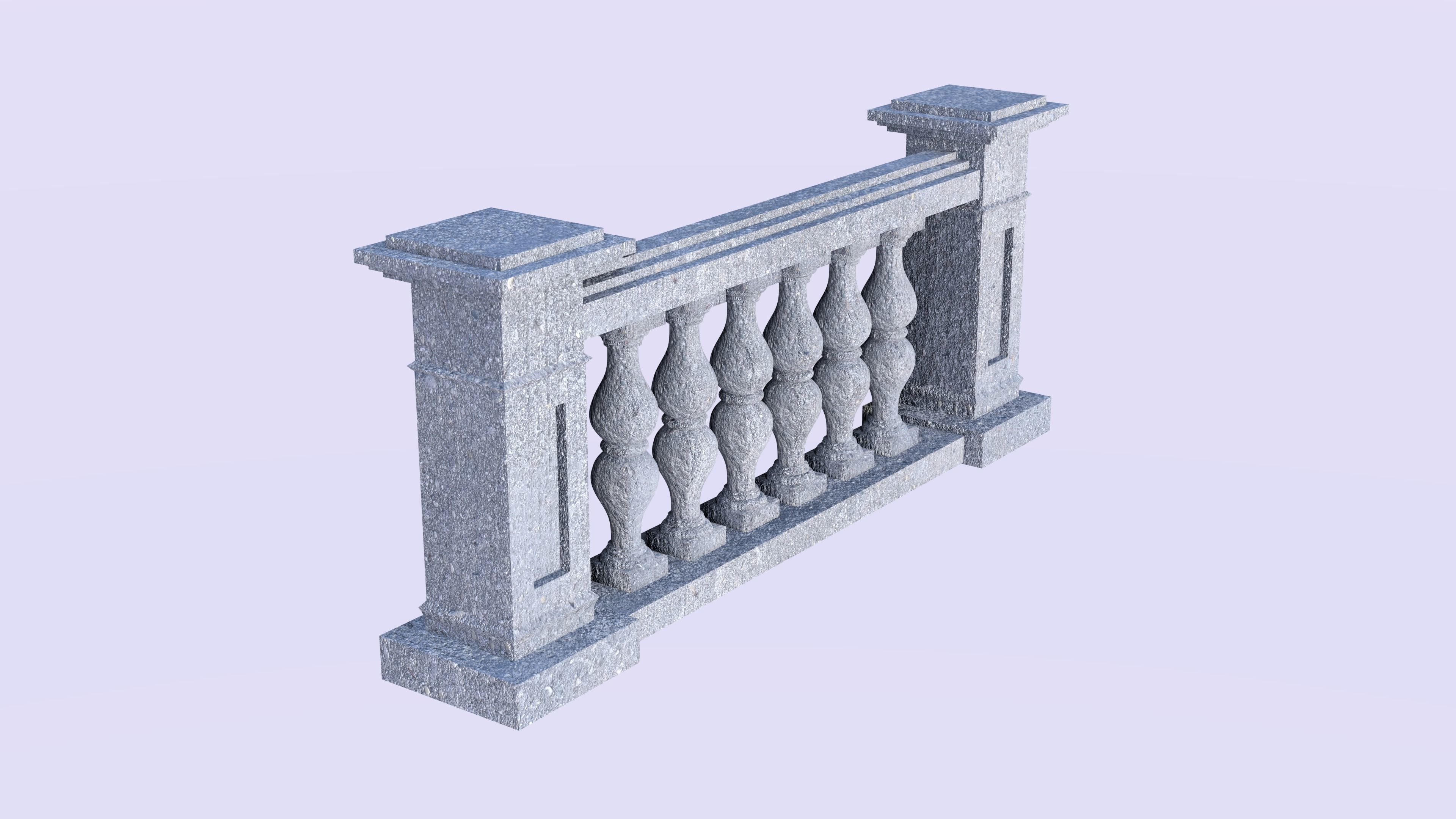 Contemporary 3D Balustrade Concepts 3D model_7