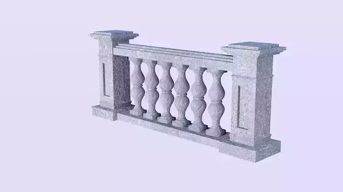 Contemporary 3D Balustrade Concepts 3D model