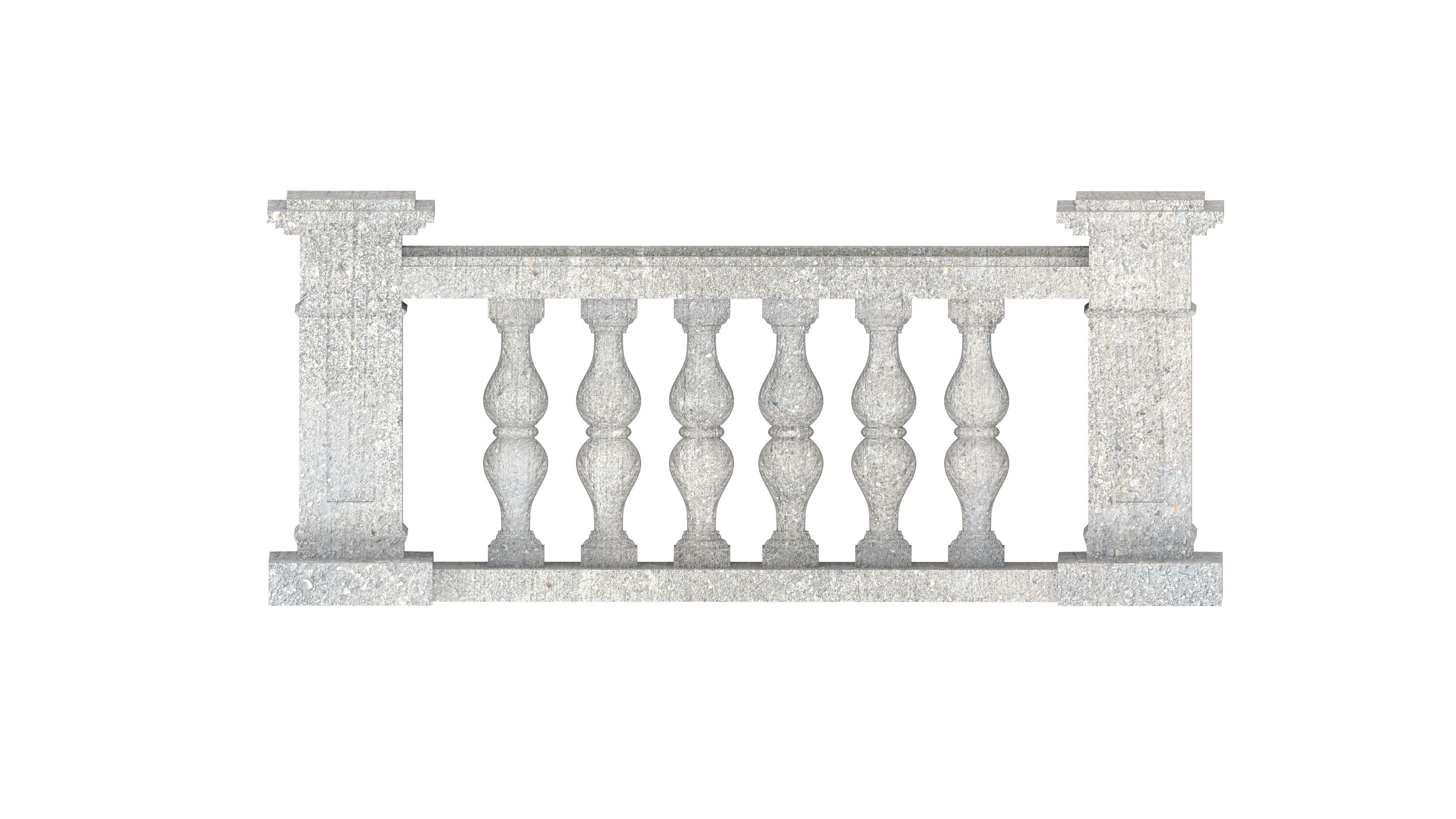 Contemporary 3D Balustrade Concepts 3D model_6