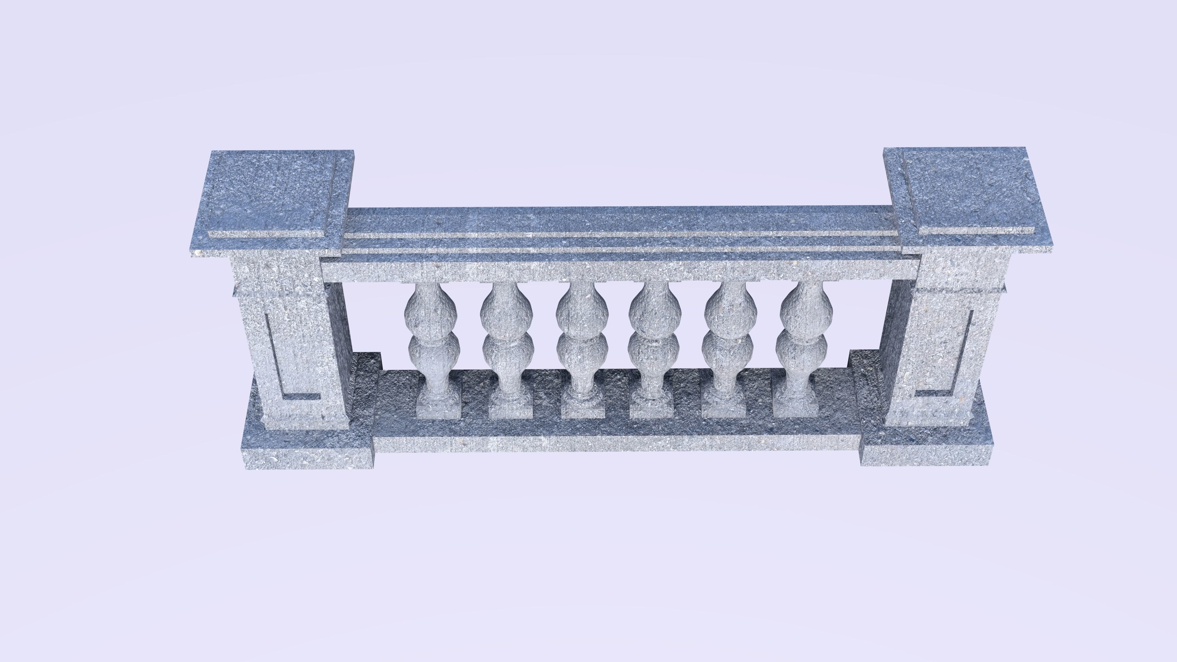 Contemporary 3D Balustrade Concepts 3D model_8