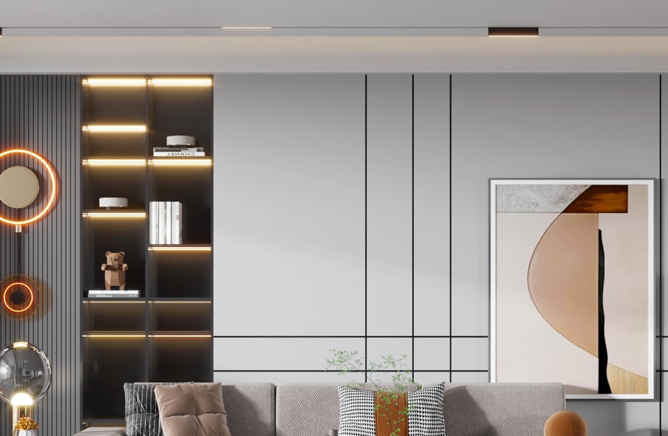 Guest Modern Home Restaurant villa 3D model_1