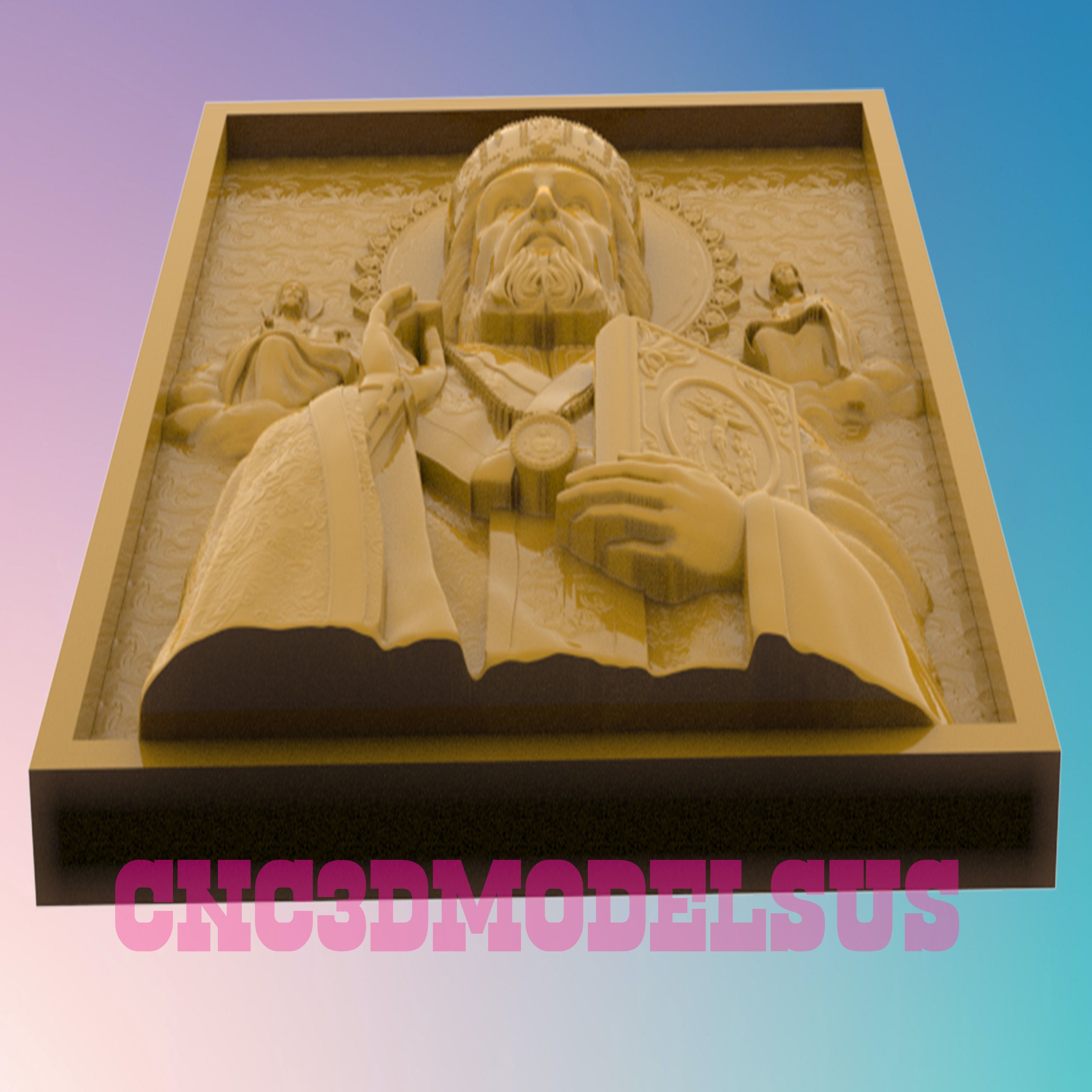  The St Nicholas 3D MODEL STL FILE FOR CNC ROUTER LASER 3D print model_3