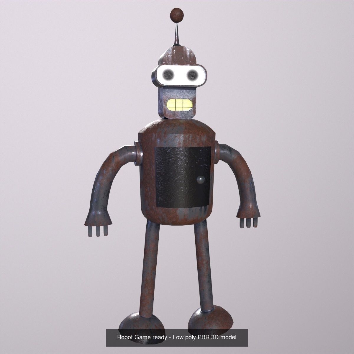 Robot Pack - Game Ready - Low Poly PBR 3D Model 3D Model Collection_2