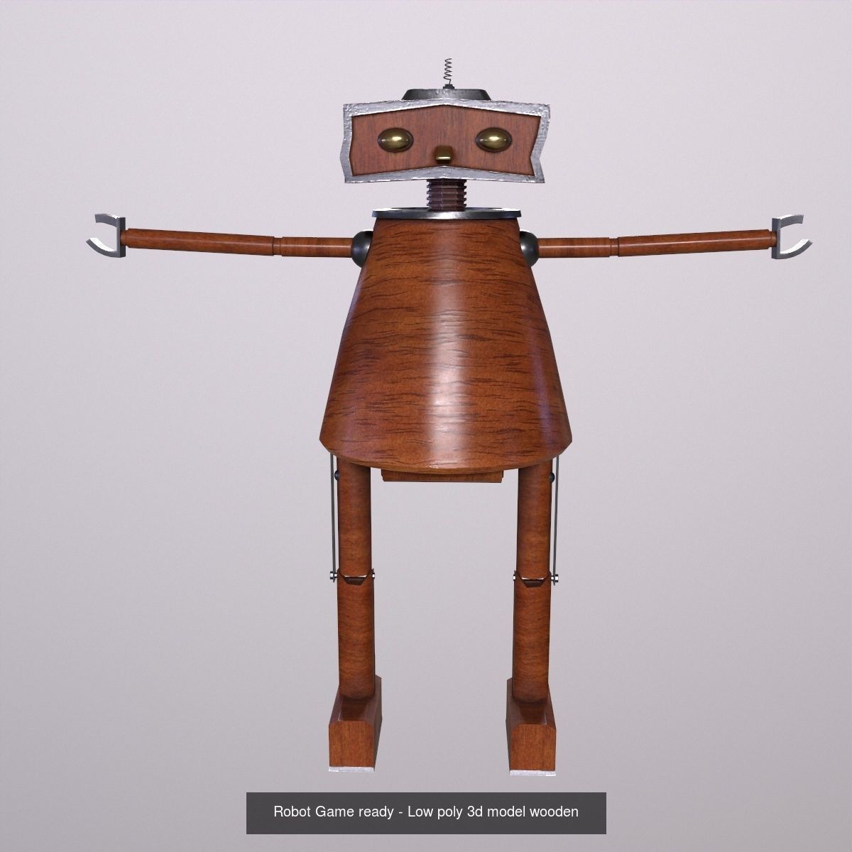 Robot Pack - Game Ready - Low Poly PBR 3D Model 3D Model Collection_5