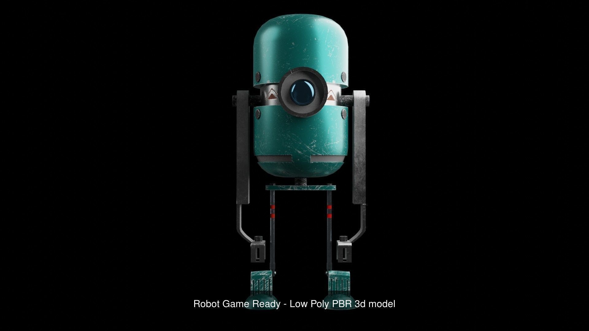 Robot Pack - Game Ready - Low Poly PBR 3D Model 3D Model Collection_1