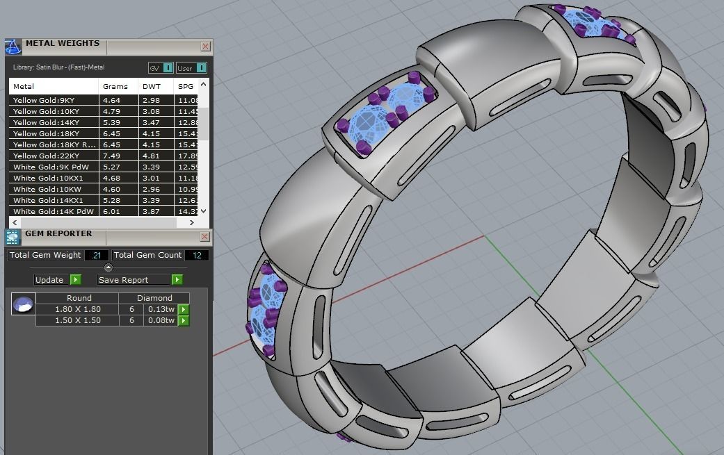 Snake Engagement Wedding Ring With Diamonds 3D print model 3D print model_10