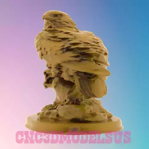 eagle 3D MODEL STL FILE FOR CNC ROUTER LASER 3D print model