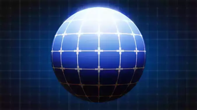 Procedural Sci-Fi Blueprint Grid Shader - Blender Material