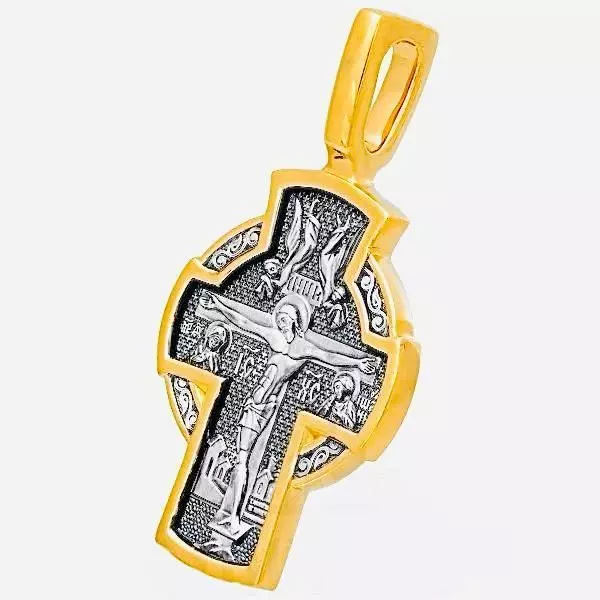 Russian cross 3D print model_0