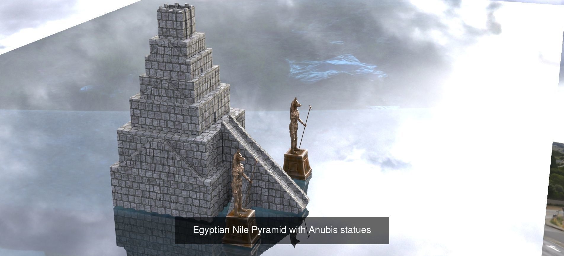 Fantasy Nile Egyptian Pyramid collection _11
