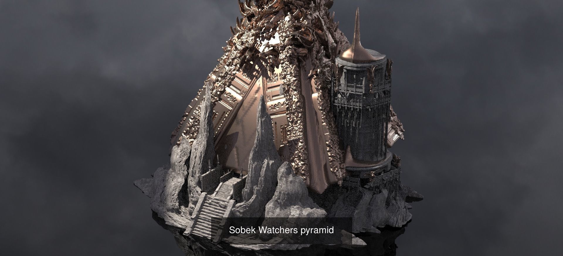 Fantasy Nile Egyptian Pyramid collection _28