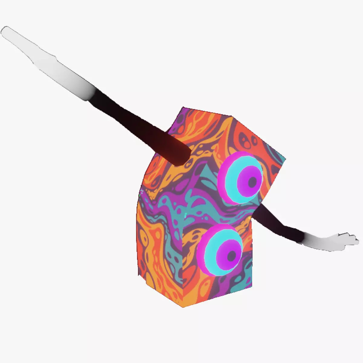 ANIMATED SPEAKER Low-poly 3D model