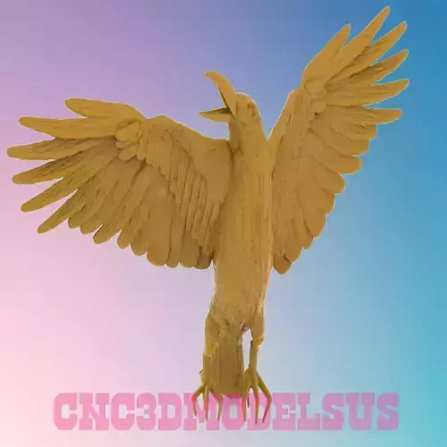 Golden eagle 3D MODEL STL FILE FOR CNC ROUTER LASER