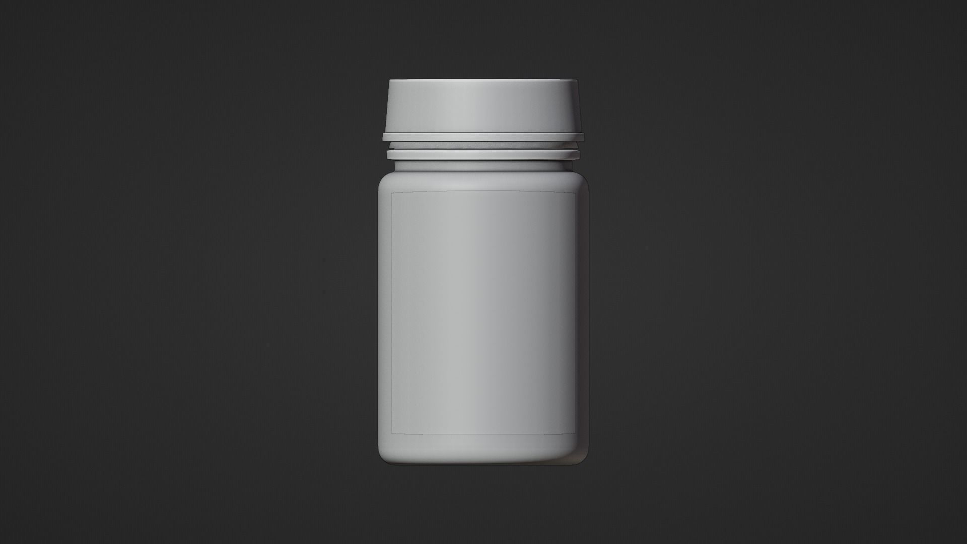 Medical Pill Bottle 3D Model - Pharmaceutical 3D model_6