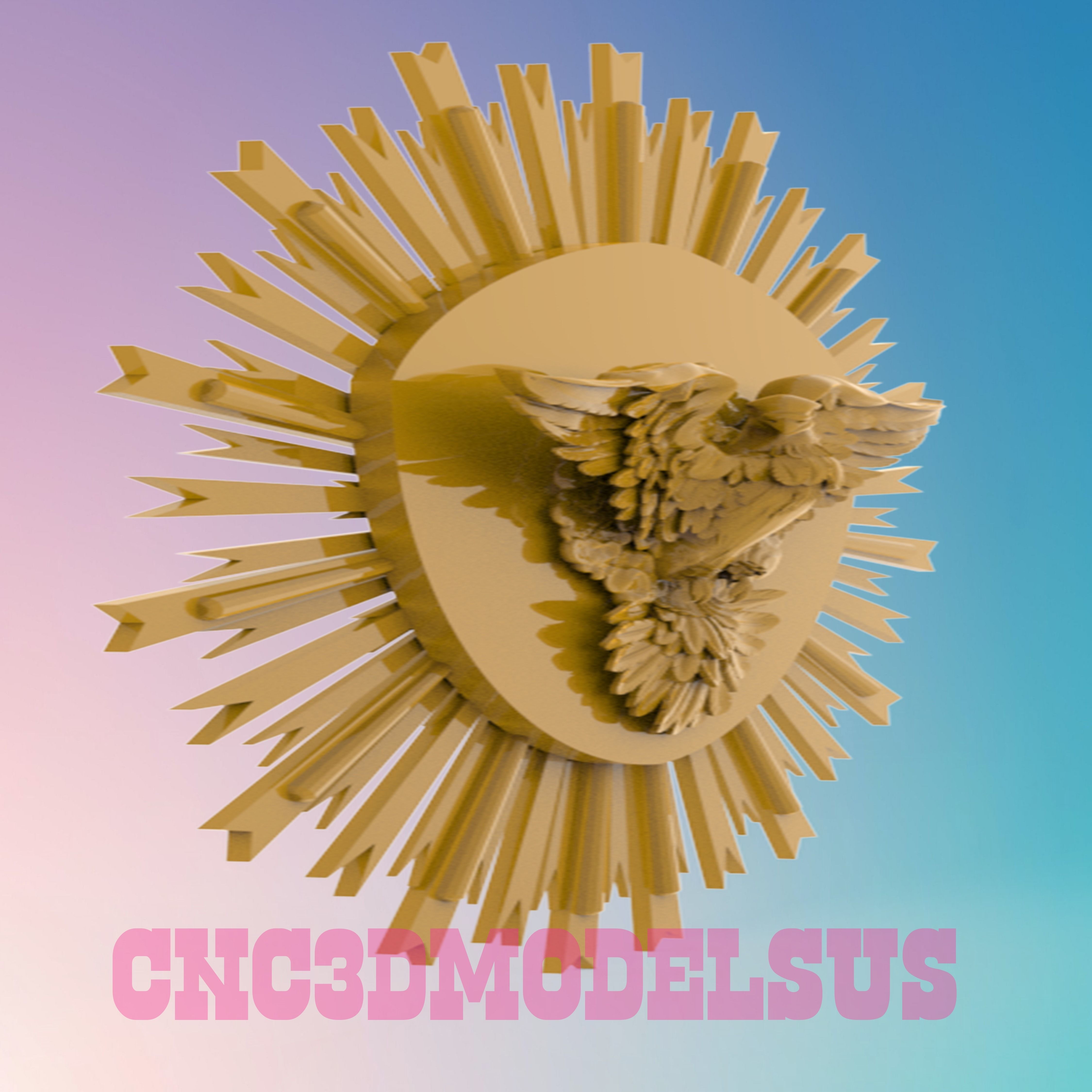 Pigeon 3D MODEL STL FILE FOR CNC ROUTER LASER  3D print model_1