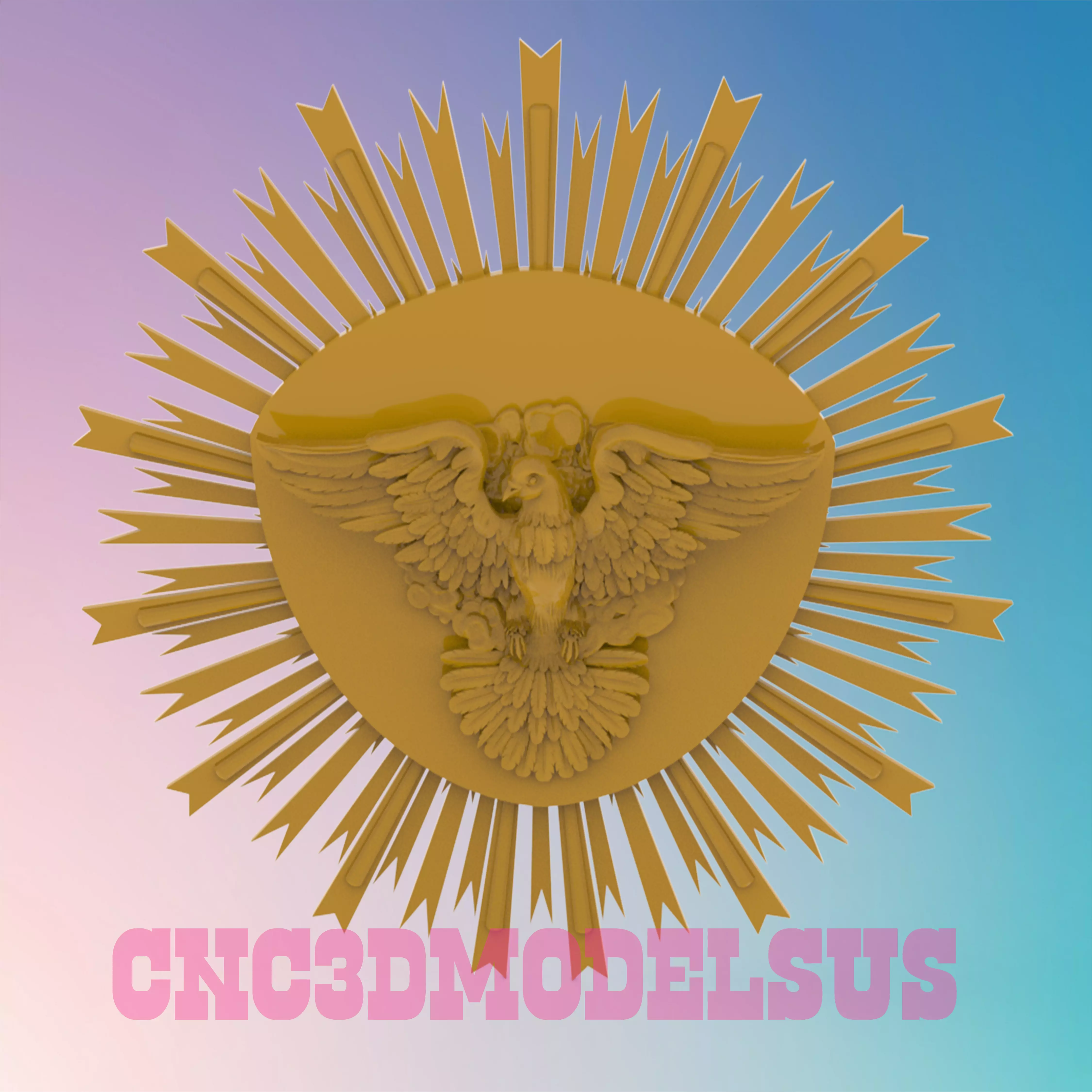 Pigeon 3D MODEL STL FILE FOR CNC ROUTER LASER  3D print model_0