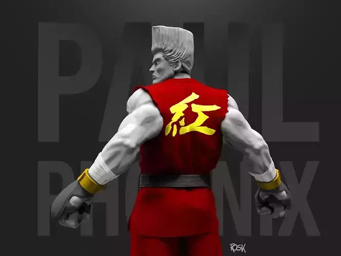 Paul phoenix  3D print model