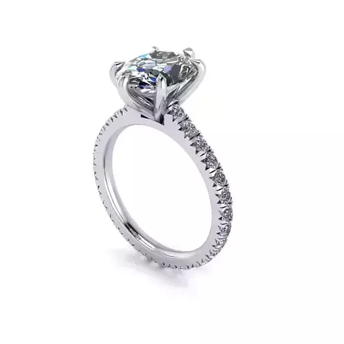 Solitaire Women Diamond Wedding Ring R208