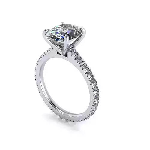 Solitaire Women Diamond Ring R210