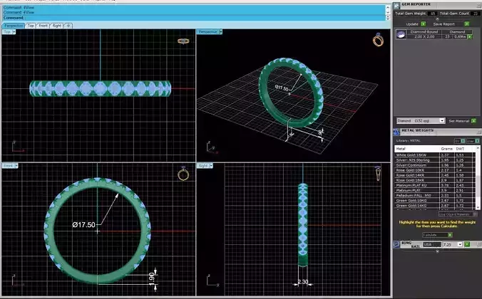 Diamond Engagement Ring R204