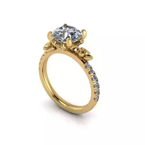 Solitaire Diamond Women Ring R199
