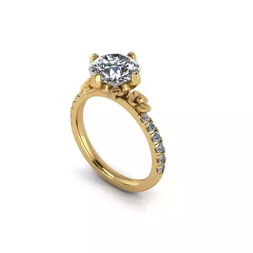 Solitaire Women Diamond Fashion Ring R177