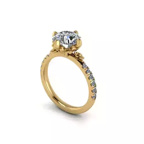 Solitaire Diamond Fashion Ring R178