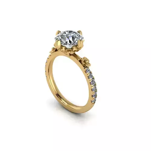 Solitaire Diamond Fashion Ring R196