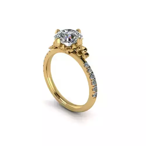 Solitaire Women Diamond Ring R185