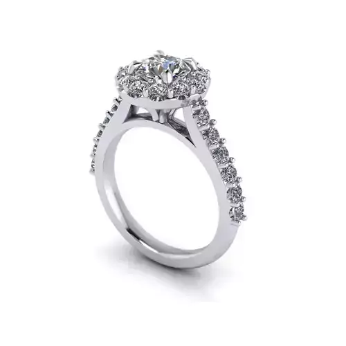 Women Diamond Fashion Ring R190