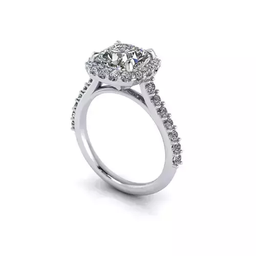 Solitaire Women Diamond Engagement Ring R190