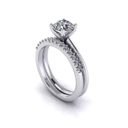 Matching Diamond Wedding Ring R80