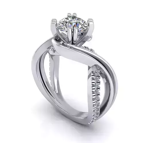 Solitaire Women Diamond Fashion Ring R158
